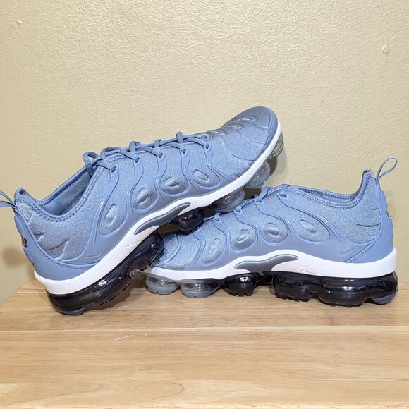 Nike Air Vapormax Plus Work Blue Cool Grey White 924453-402 Men\'s Size 12.5